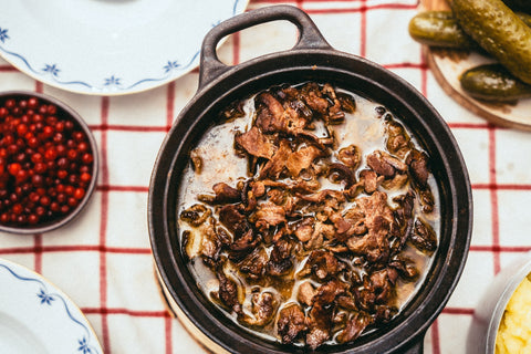 Älgskav av stek - Älgkött